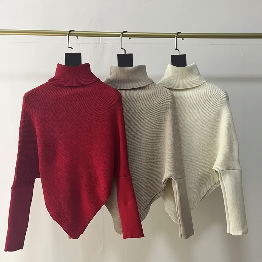 MAGLIONE COLLO ALTO - Eleganza senza sforzo