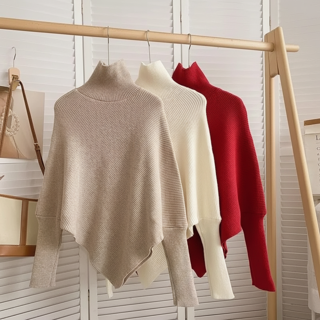 MAGLIONE COLLO ALTO - Eleganza senza sforzo